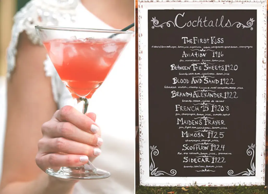 Great Gatsby Wedding Cocktail...