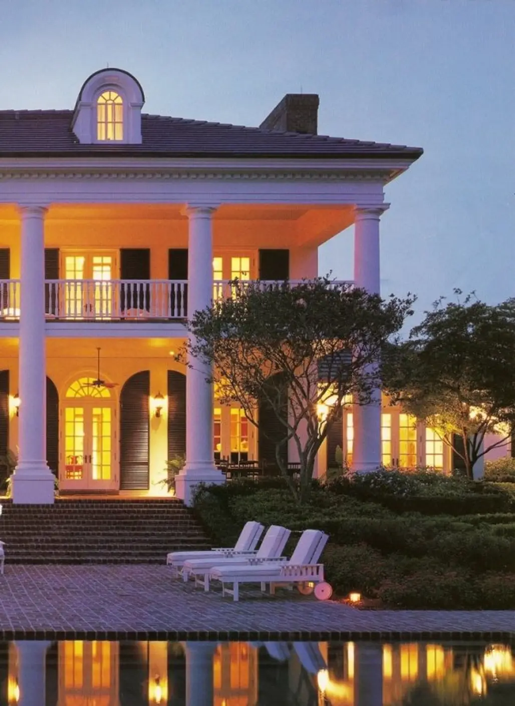 Black Shutters, Big Front Porch and Columns