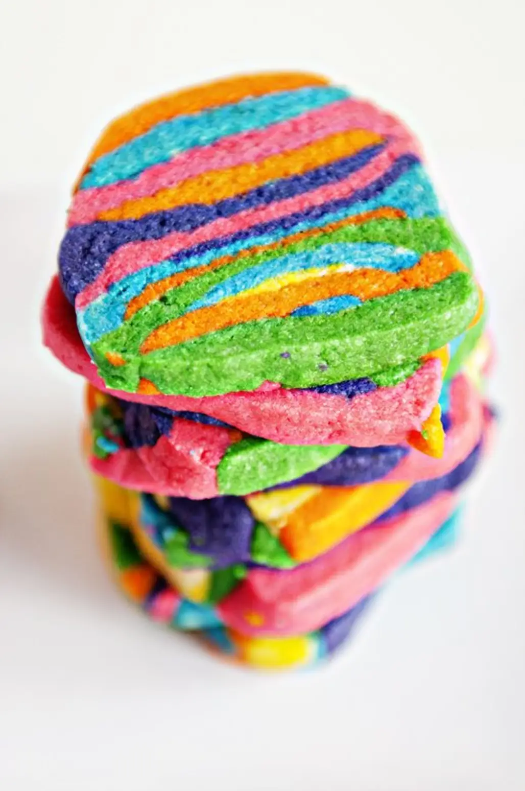 Rainbow Tie-dyed Cookies