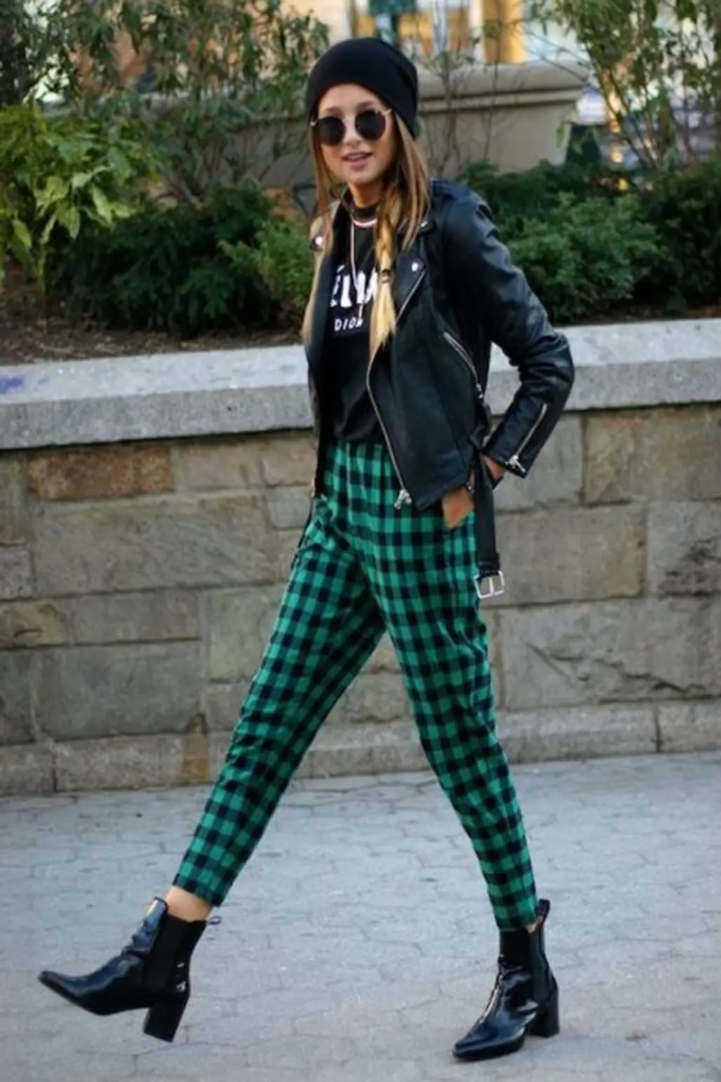 Style Points, Black & White Checkered Pants