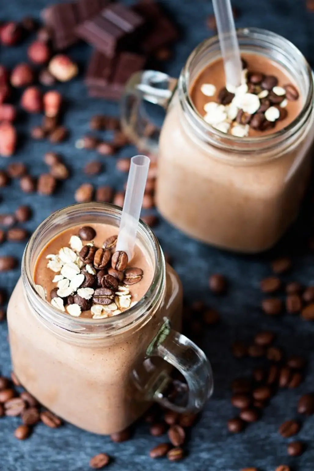 Oats and Chocolate Hot Smoothie