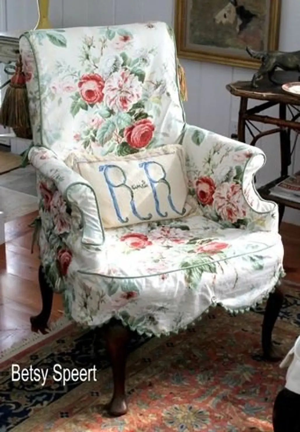Chintz Chair to Get Cozy in