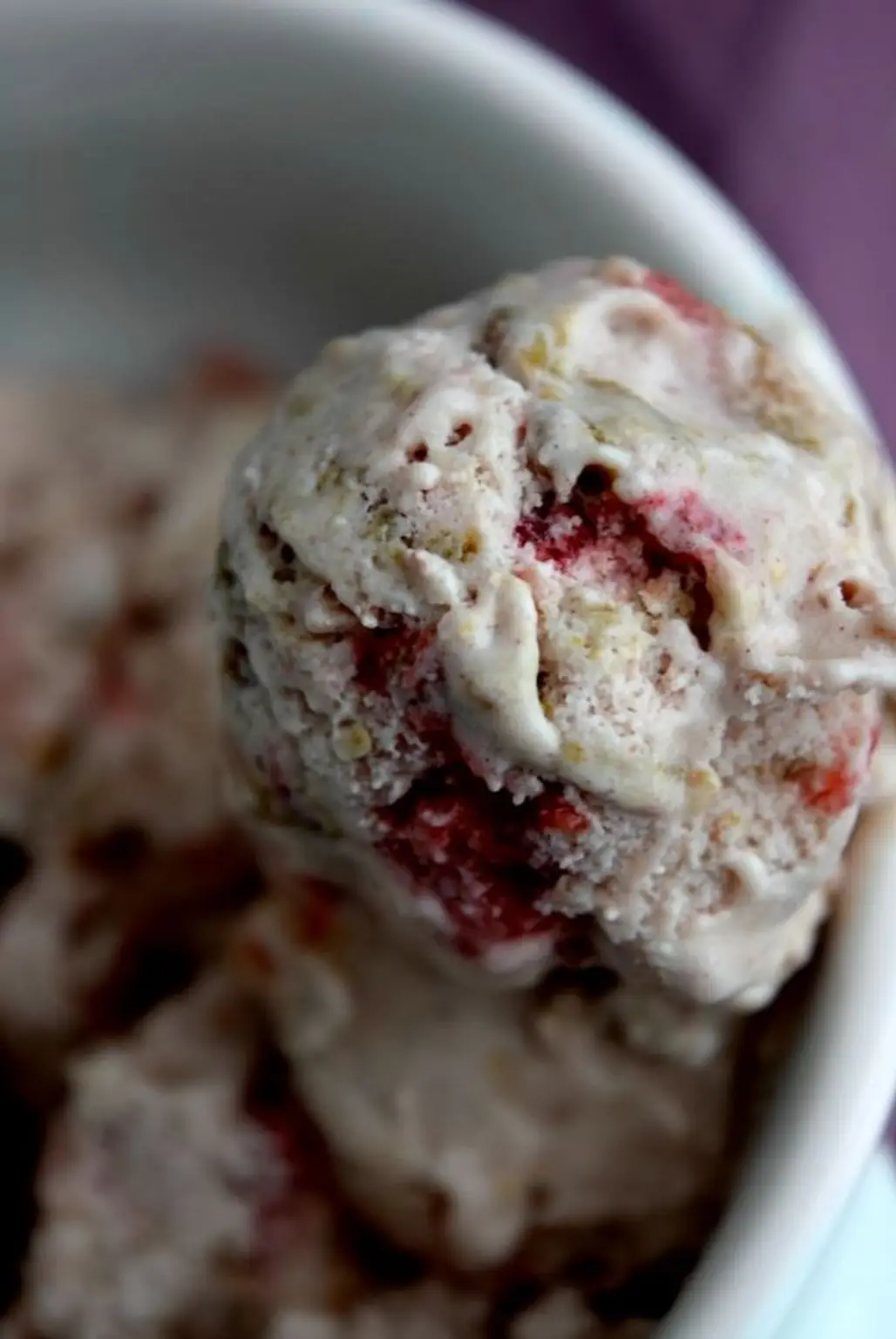 Dairy-Free, Nut-Free Peanut Butter and Jelly Ice Cream