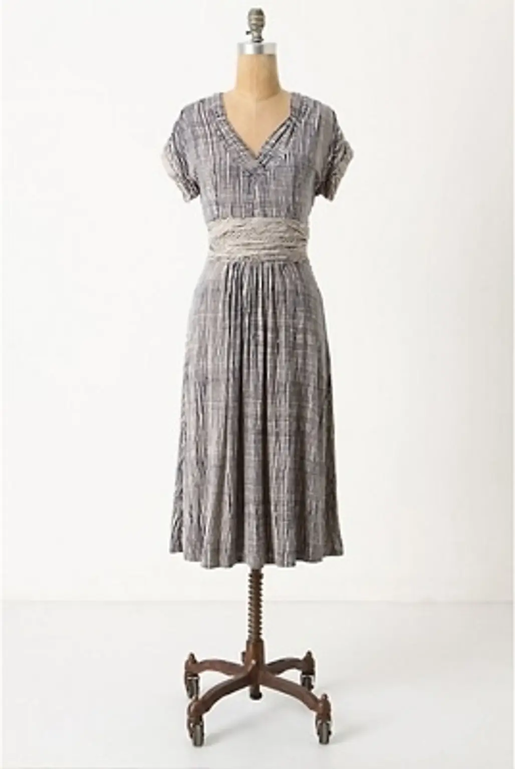 Wavering Grid Dress