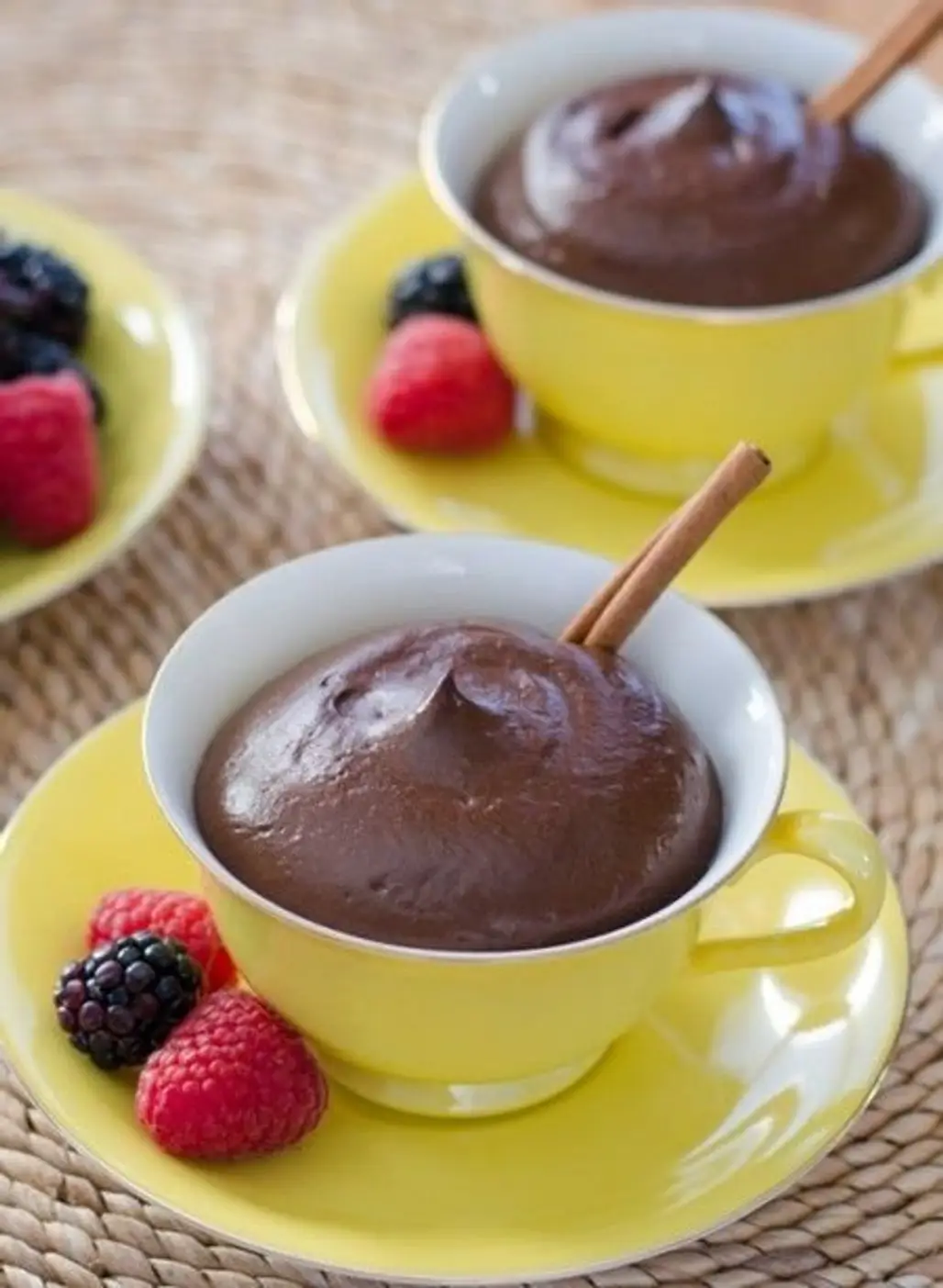 Raw Chocolate Mousse with Fruit
