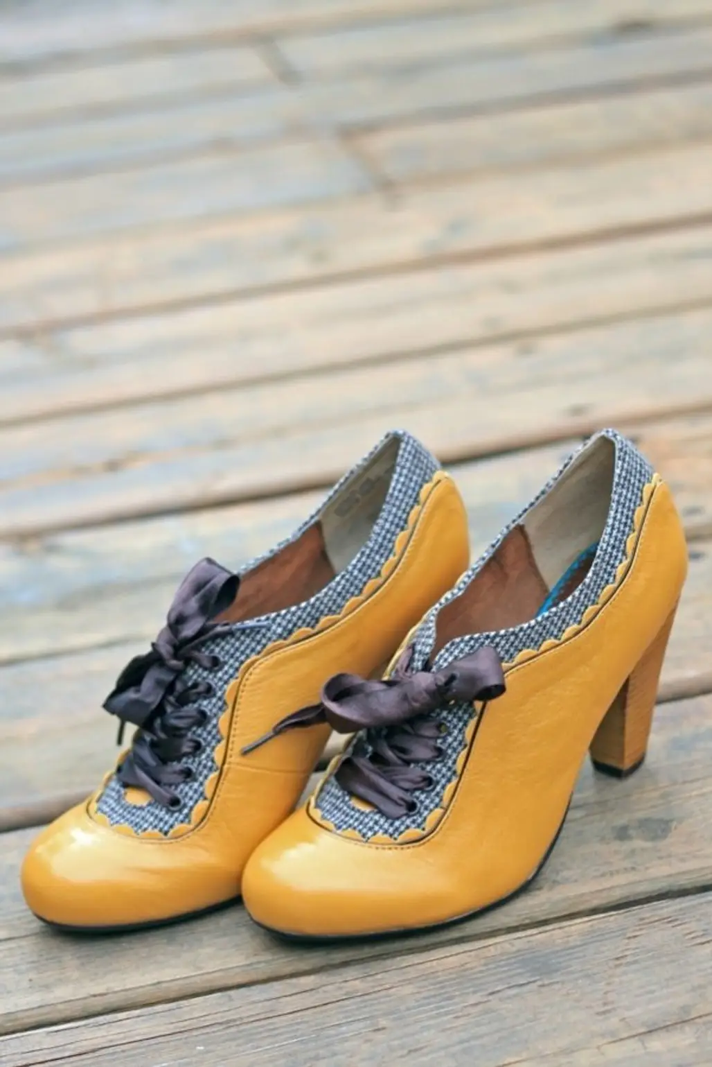 Ribbon Laced Oxfords