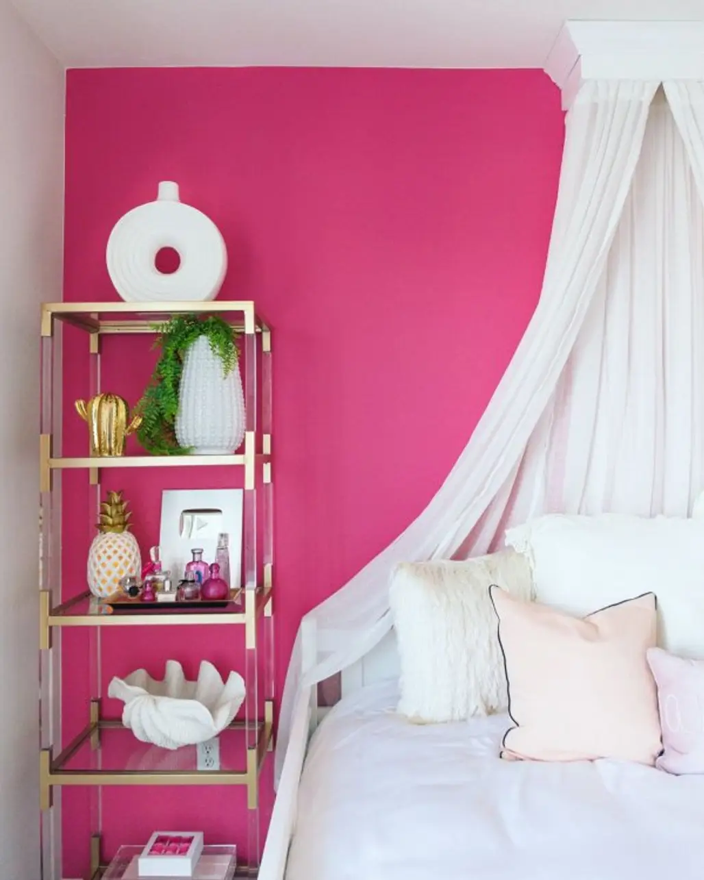 pink, room, bed, furniture, product,
