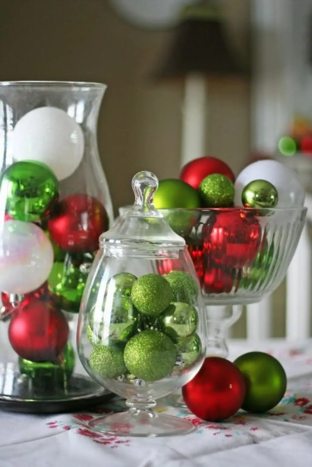 Use Glass Ornaments