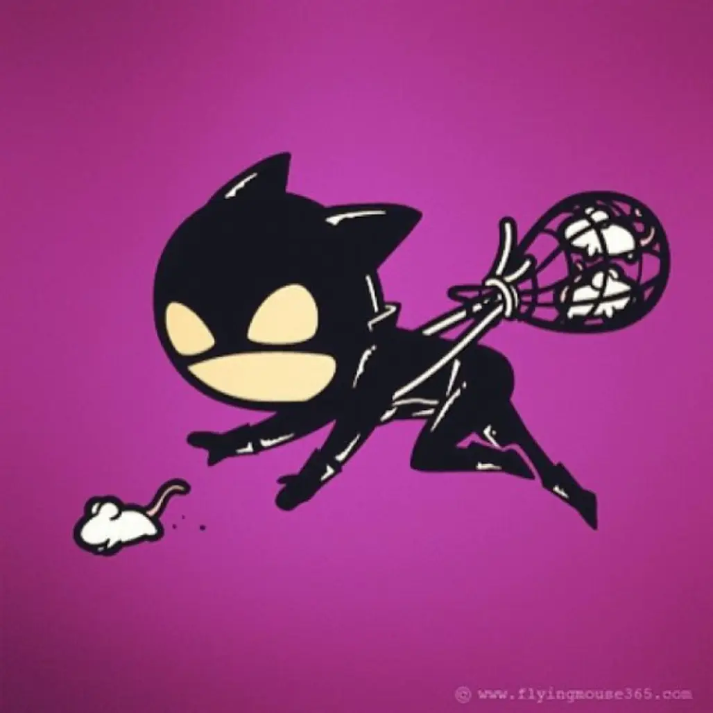 Catwoman Catches Mice, of Course!
