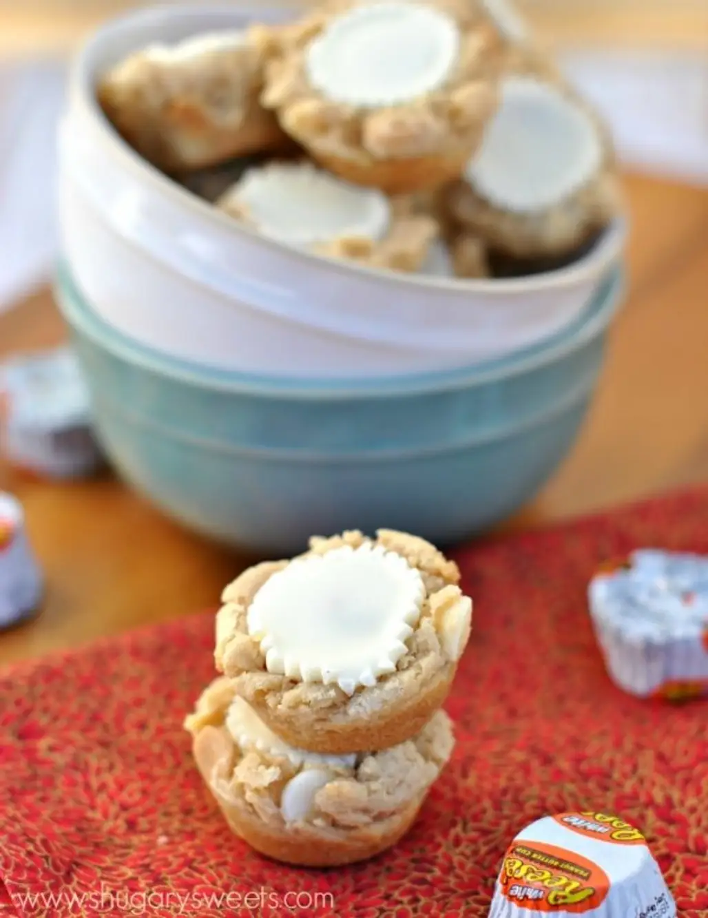 White Chocolate Peanut Butter Cookie Cup