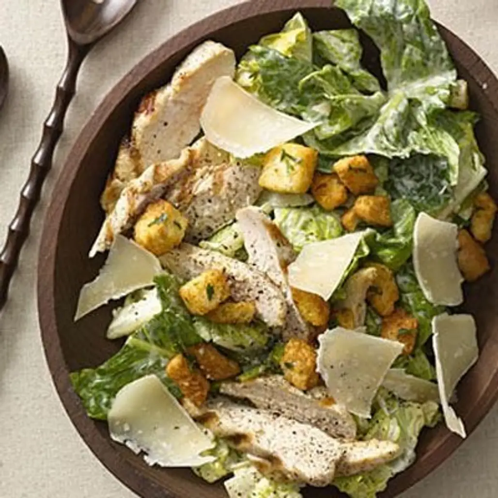 Skinny Caesar Chicken Salad