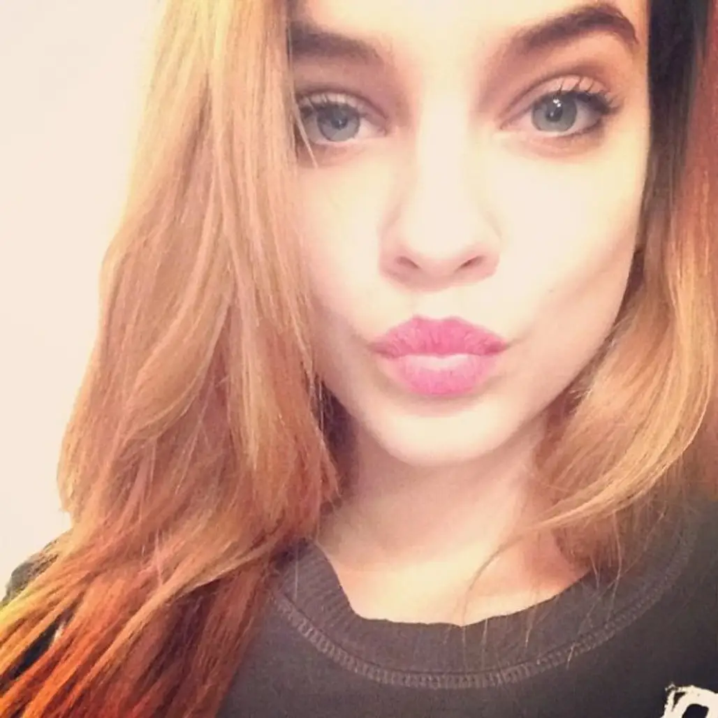 @realbarbarapalvin shows you how to pout