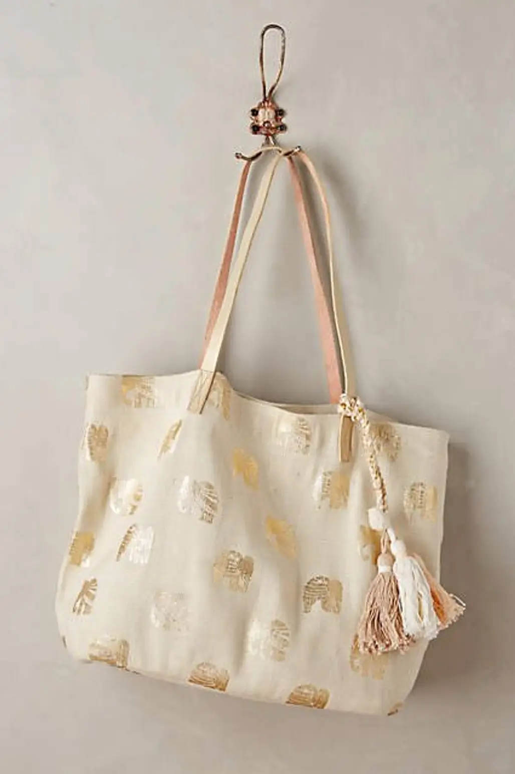 Gilded Elephant Tote