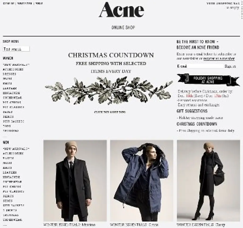 Acne Studios,clothing,font,design,pattern,