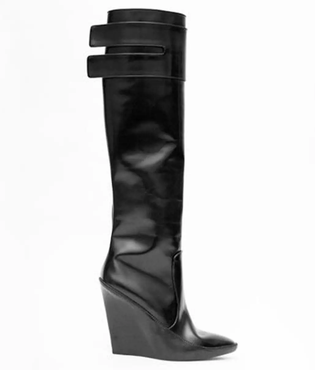 Givenchy Leather Wedge Boot