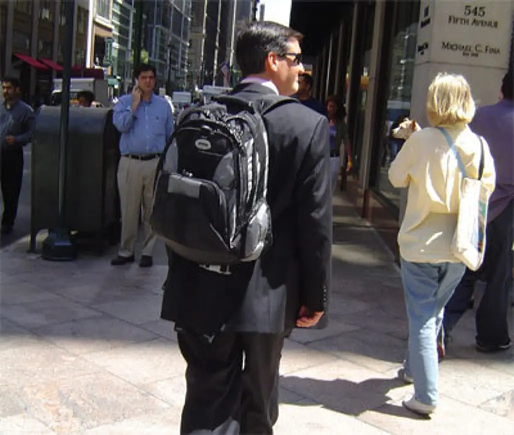 Carrying Backpacks with Suits