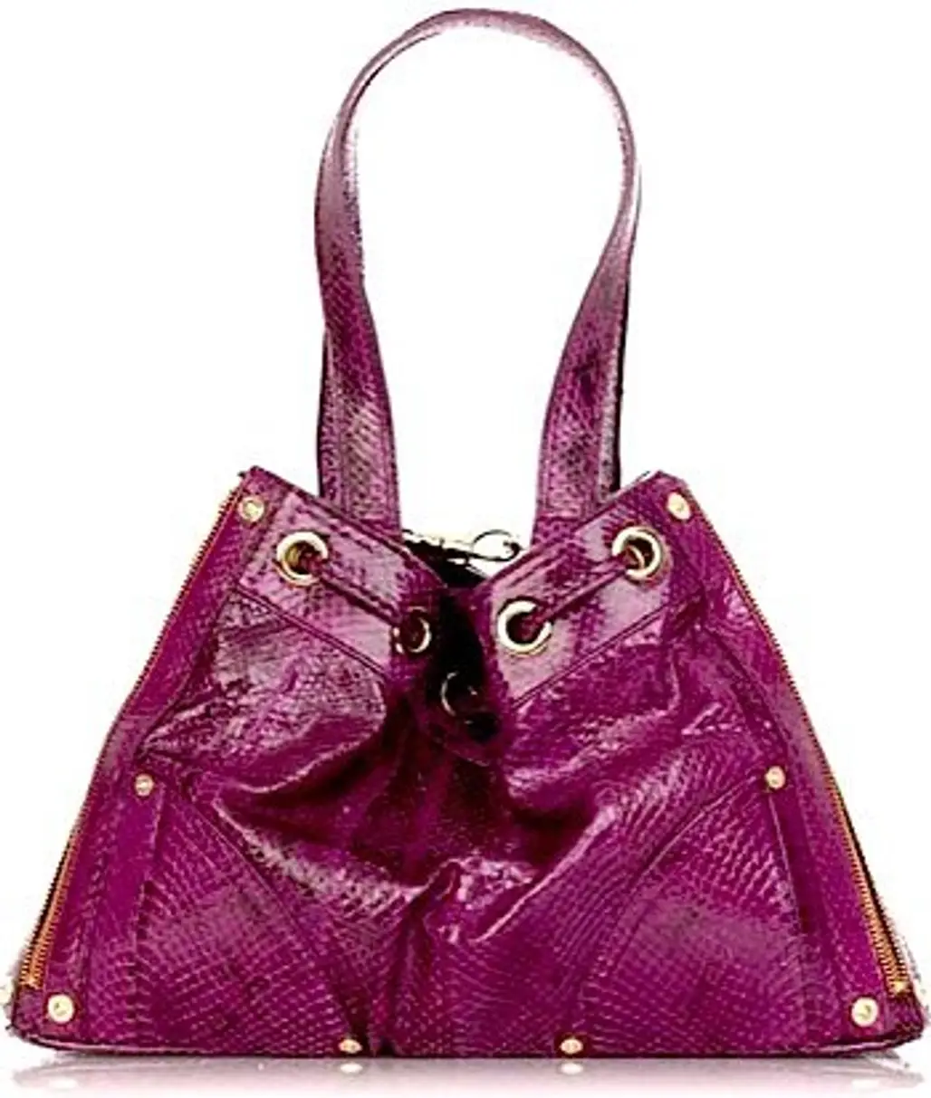 Mulberry Snakeskin Oversized Shoulder Bag