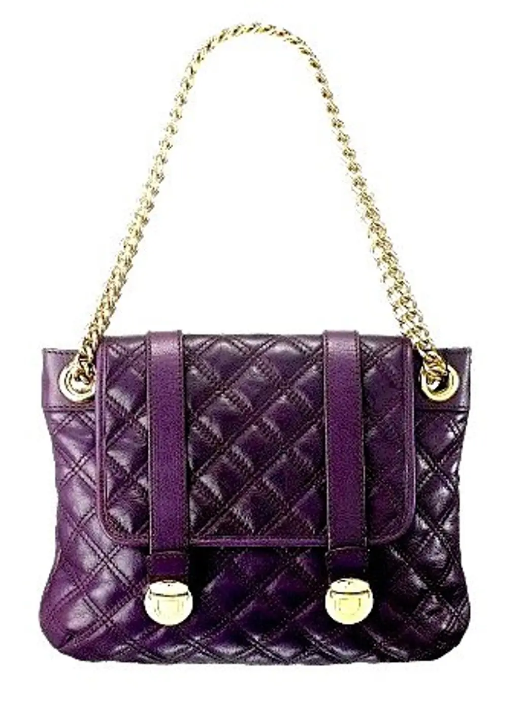 Marc Jacobs Purple Bag with Golden Chain