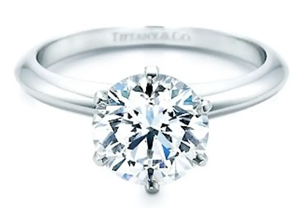 Round Cut Diamond in the Tiffany Setting