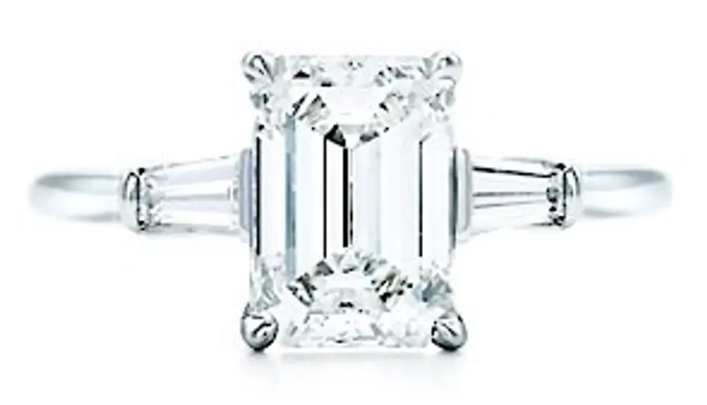 Emerald Cut with Tapered Bagets