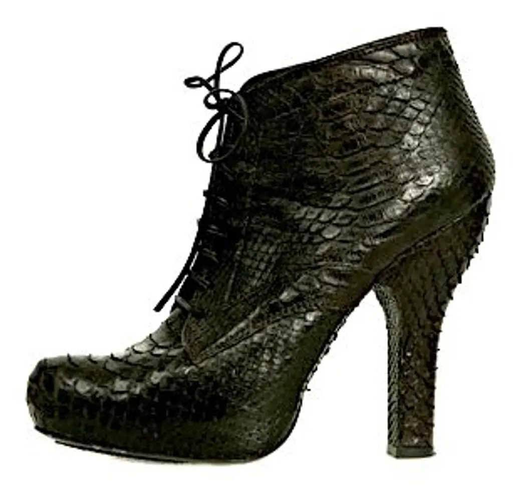 Proenza Schouler Python-printed Leather Bootie
