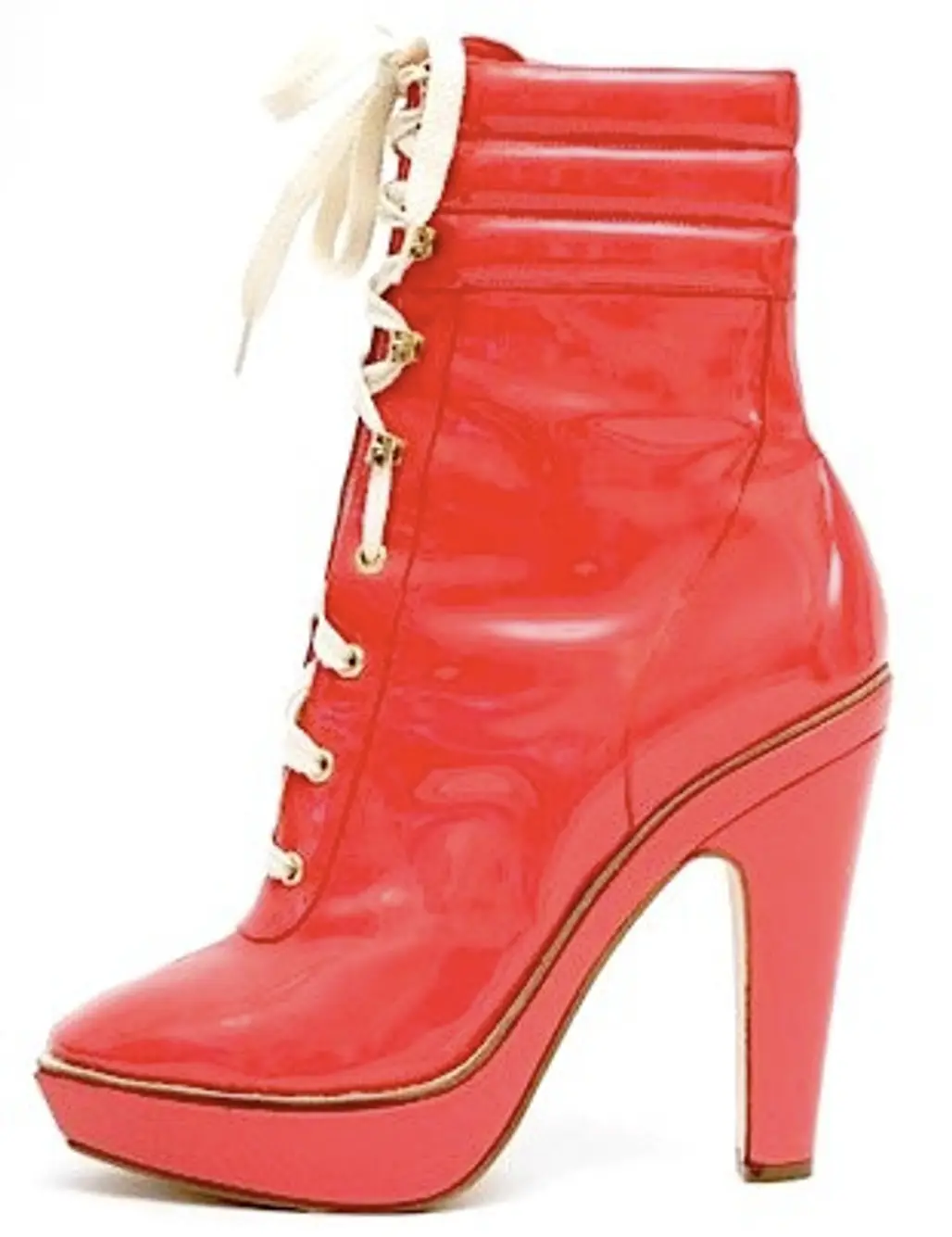 Patent Leather Lace-up Boots by Emilio Pucci