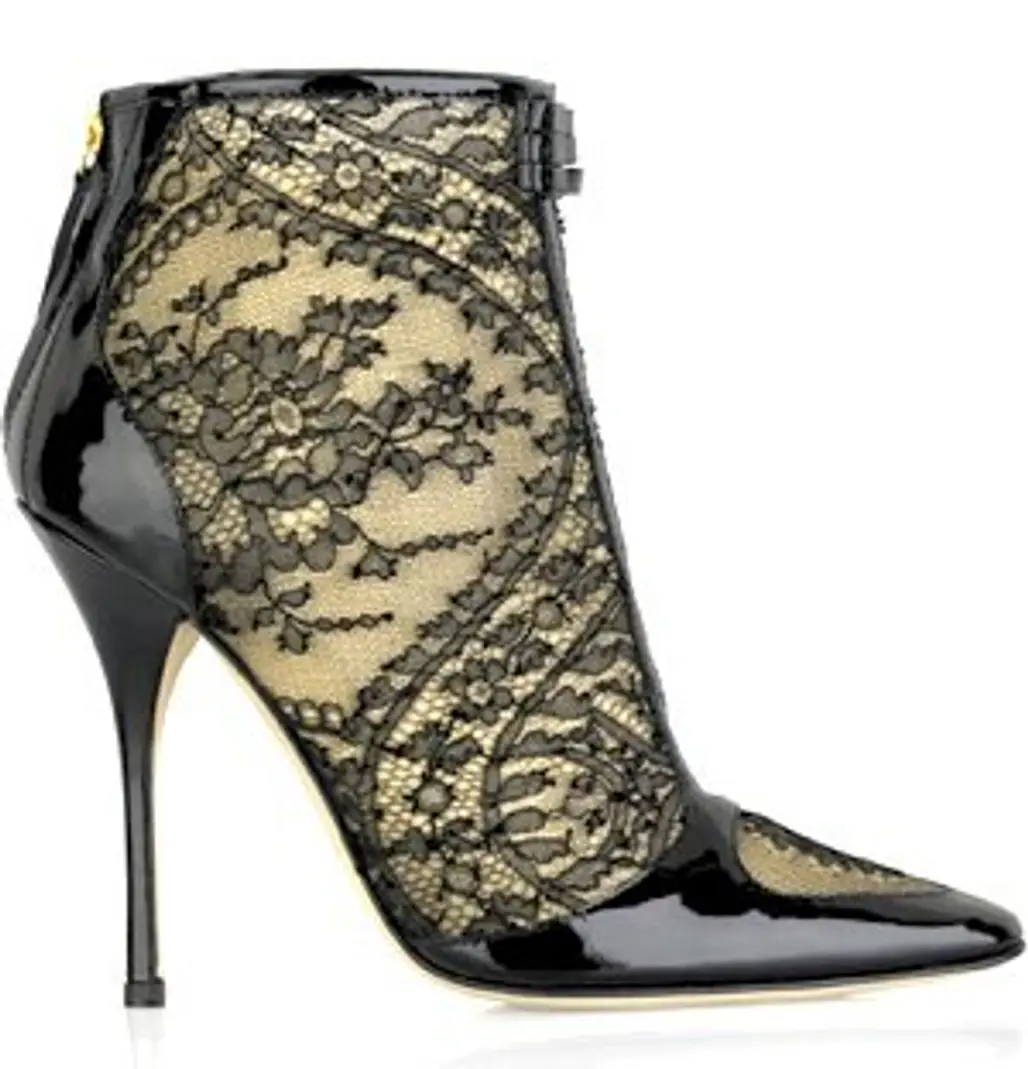 Roberto Cavalli Lace Ankle Boot