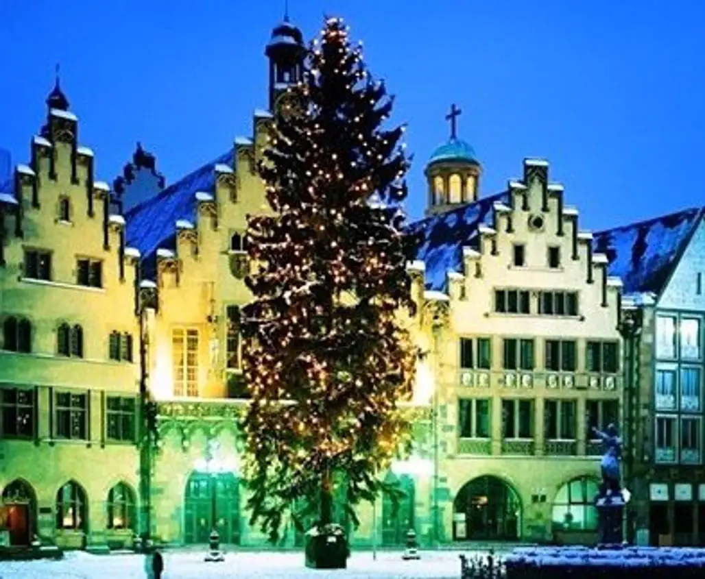 Christmas Tree in Frankfurt, Germany