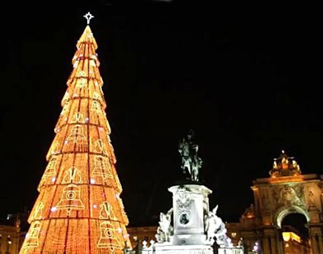 Christmas Tree in Lisbon, Portugal