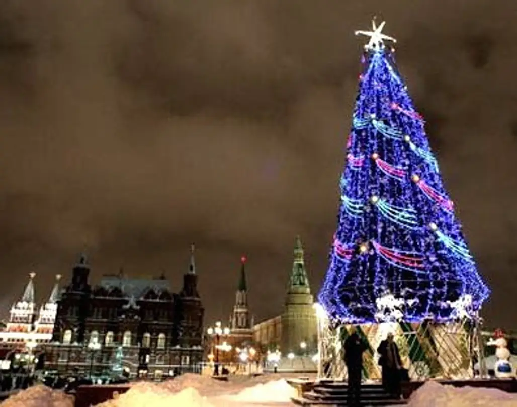 Christmas Tree in Red Square, Moscow