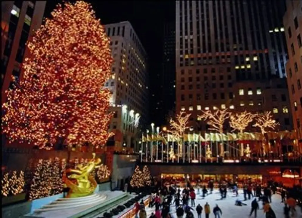 Christmas Tree in Rockefeller Center, New York City