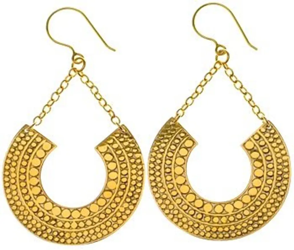 Crescent Earrings by Anna Beck ...