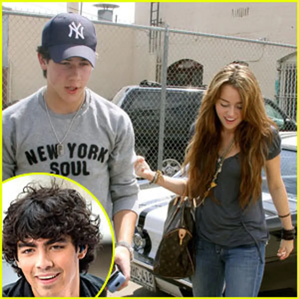 Miley and Nick Reconnect