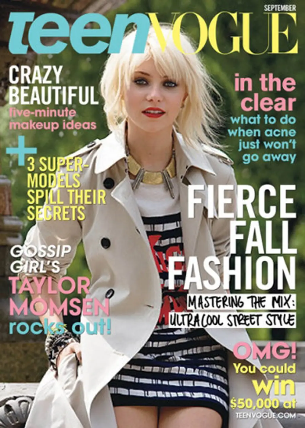 Taylor Momsen on Teen Vogue