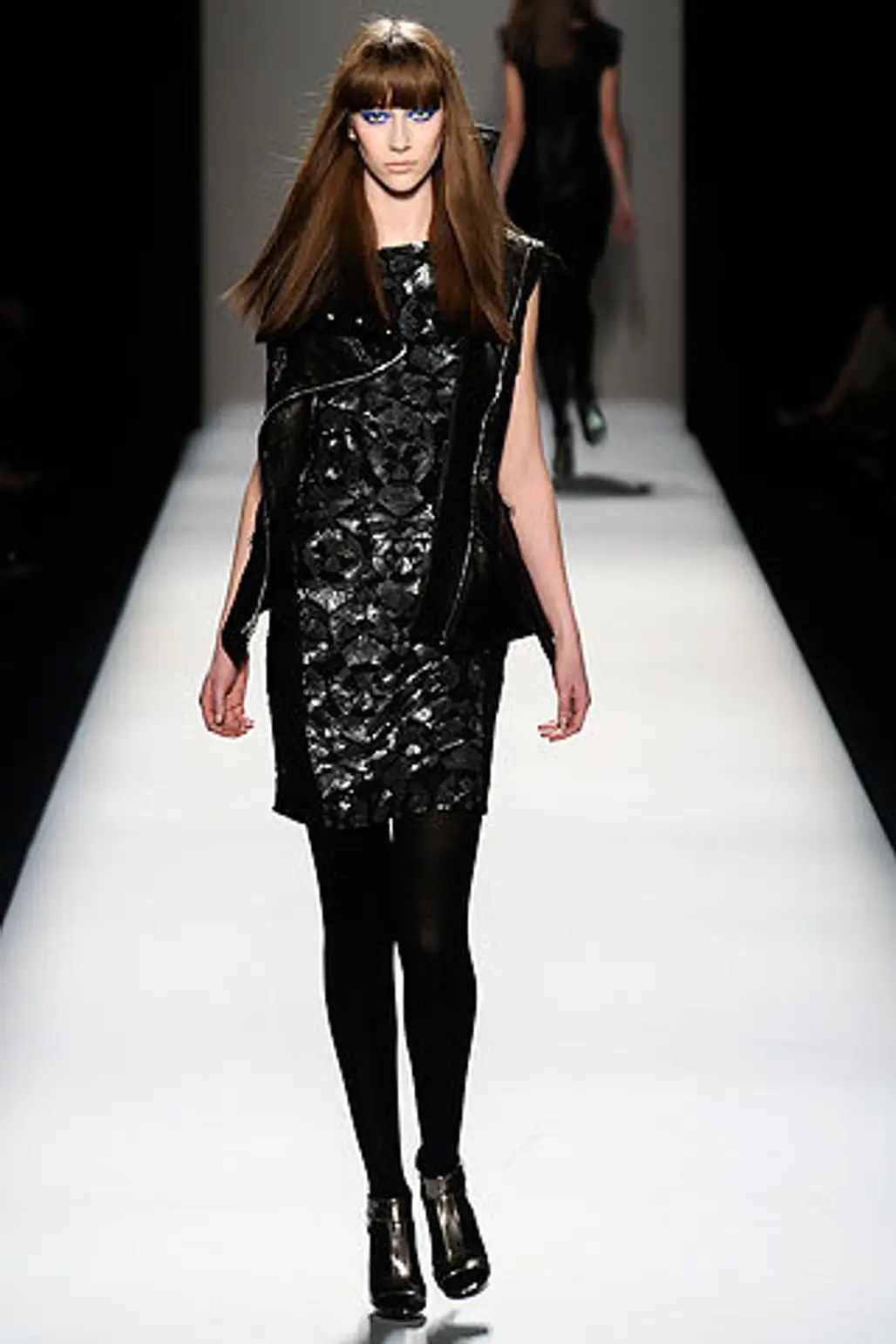 Nicole Miller Dark Sequin Dress