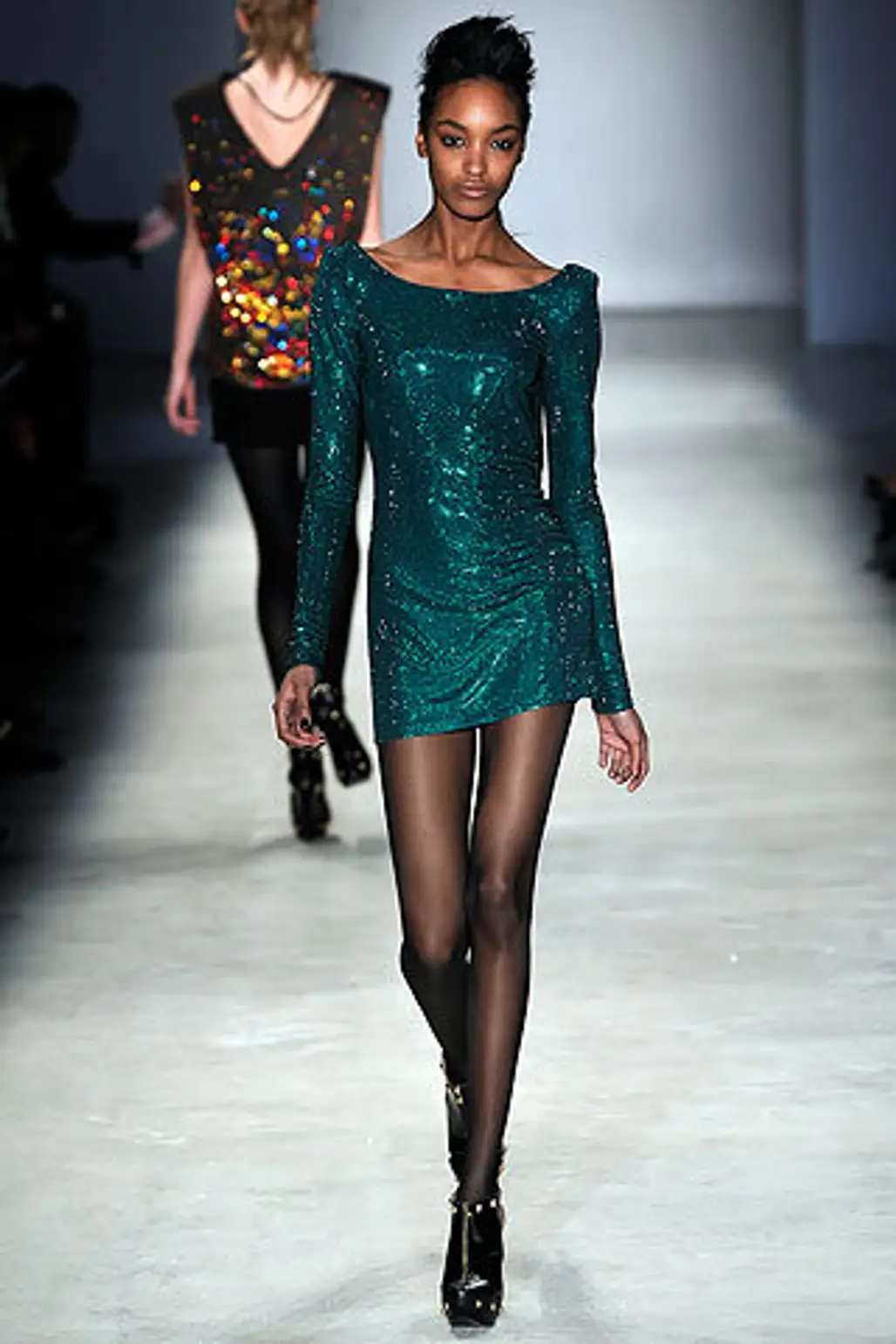 Fresh Cuts at Twenty8Twelve Turquoise Sequin Dress