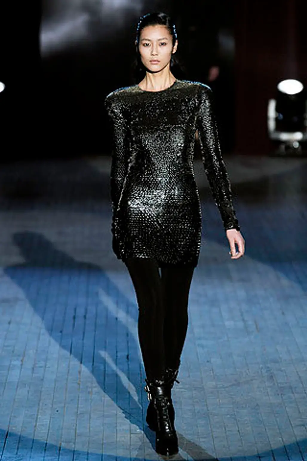 Up in Armor at Alexander Wang Black Sequin Dress