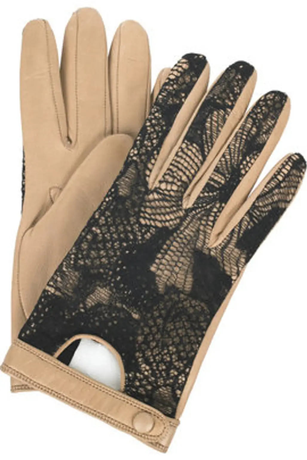 3.1 Phillip Lim Lace-detailed Leather Gloves
