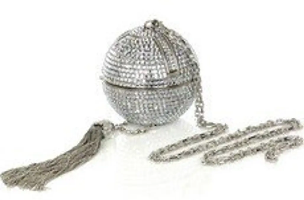 Judith Leiber Crystal Embellished Sphere Clutch