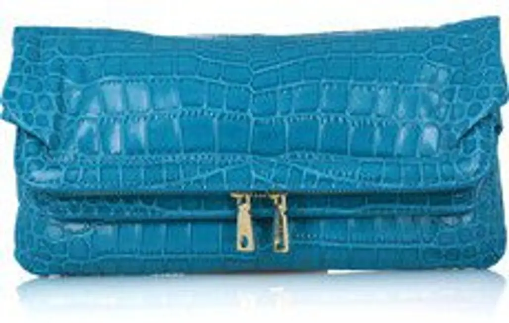 DKNY Stamped Leather Clutch