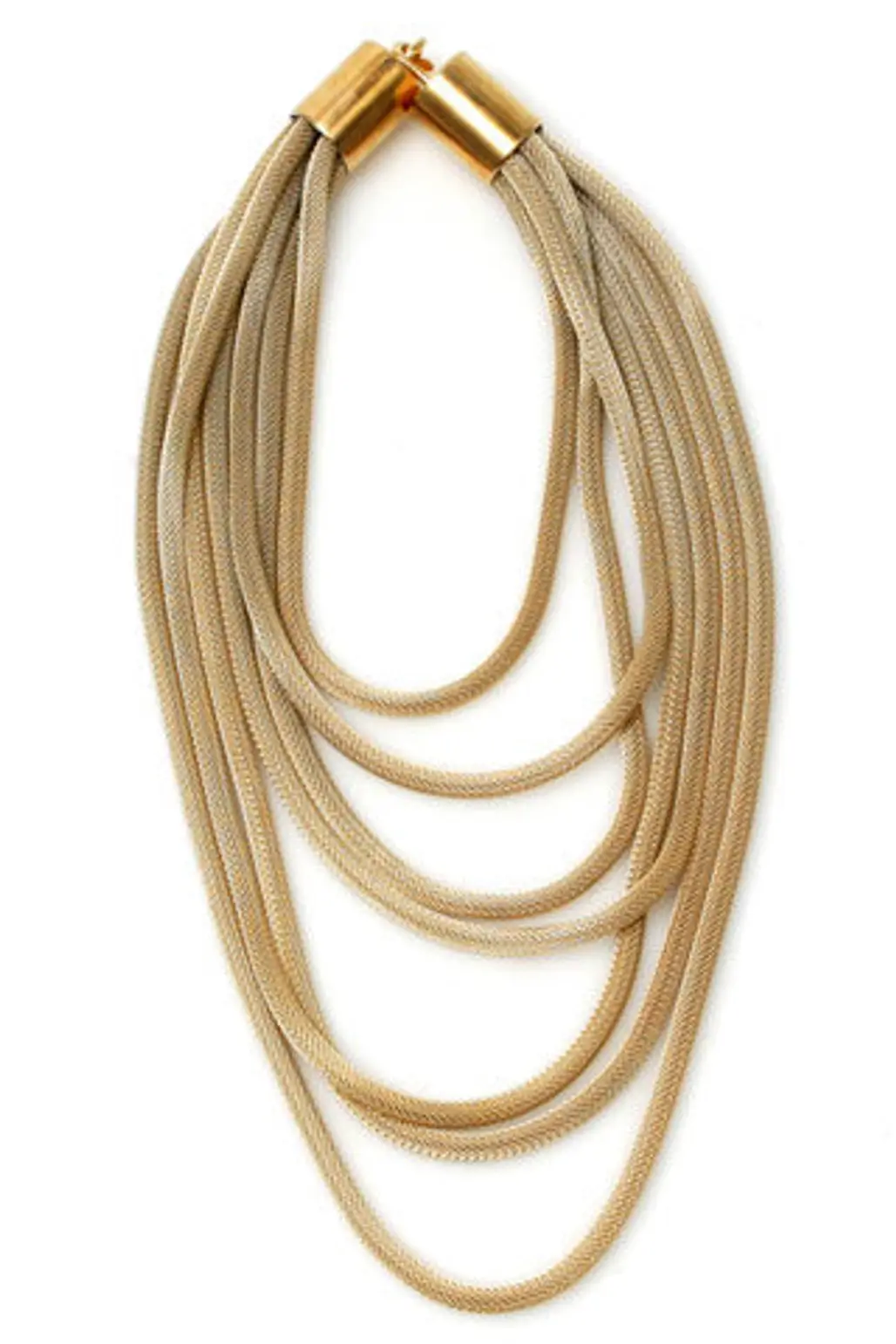 Martin Grant. Plated Pale Bronze Will Necklace