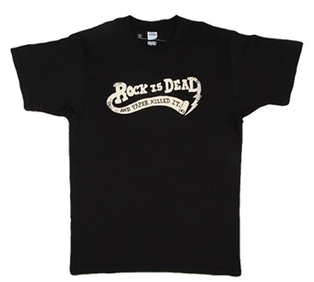 “Rock is Dead and Paper Killed It” T-Shirt