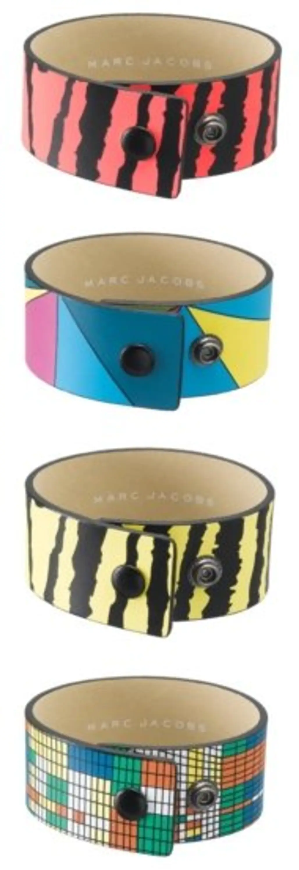 Marc Jacobs Printed Snap Bracelets