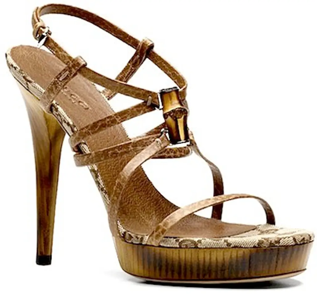 Gucci Debra High Heel Platform Sandals