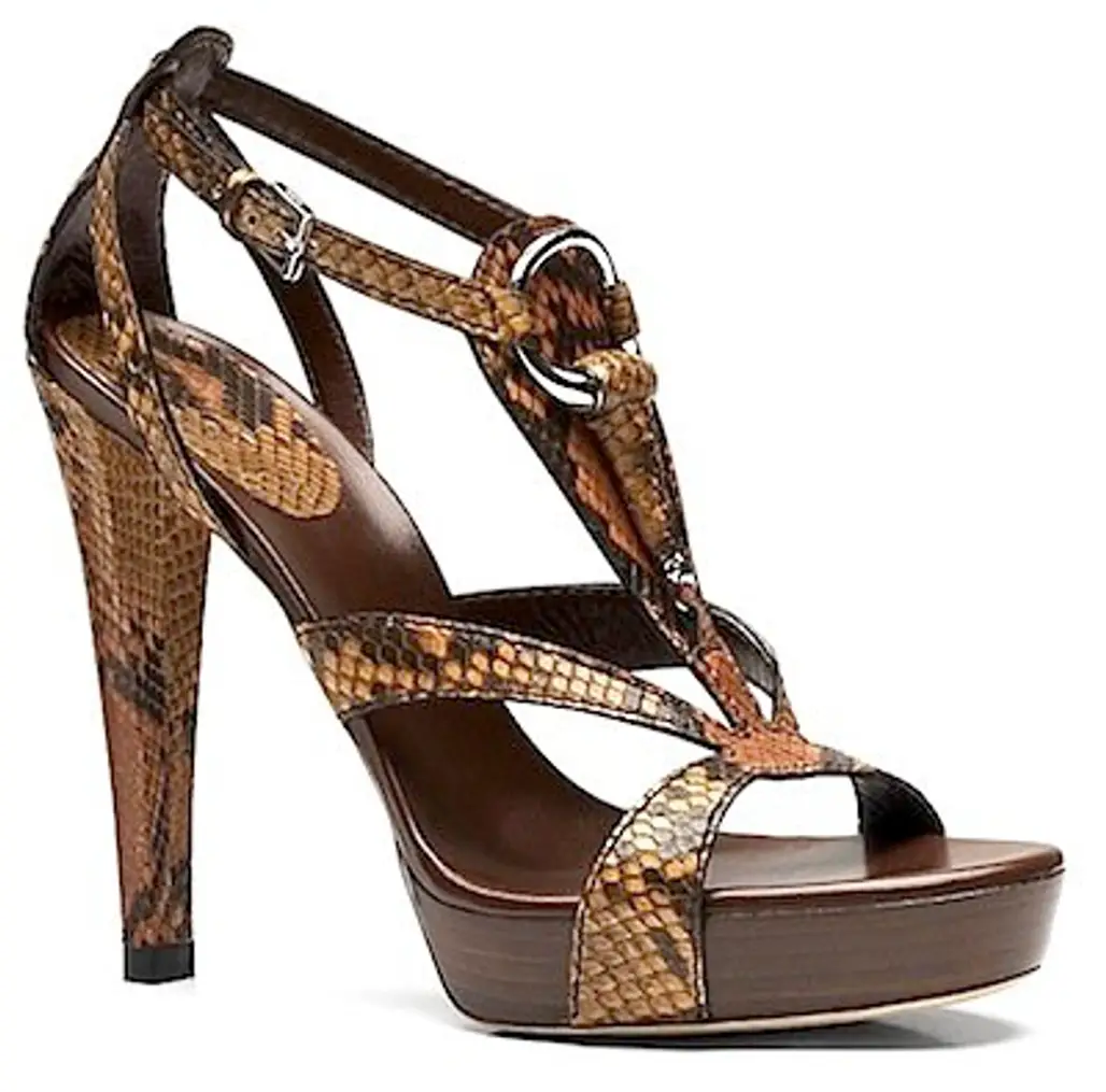 Gucci Icon Bit High Heel T-Strap Platform Sandals