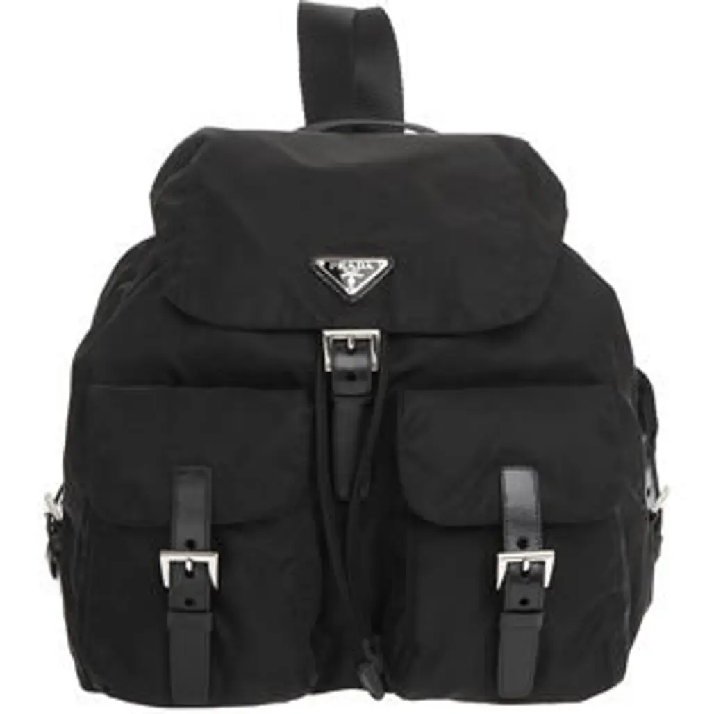 PRADA Vela Backpack – Black
