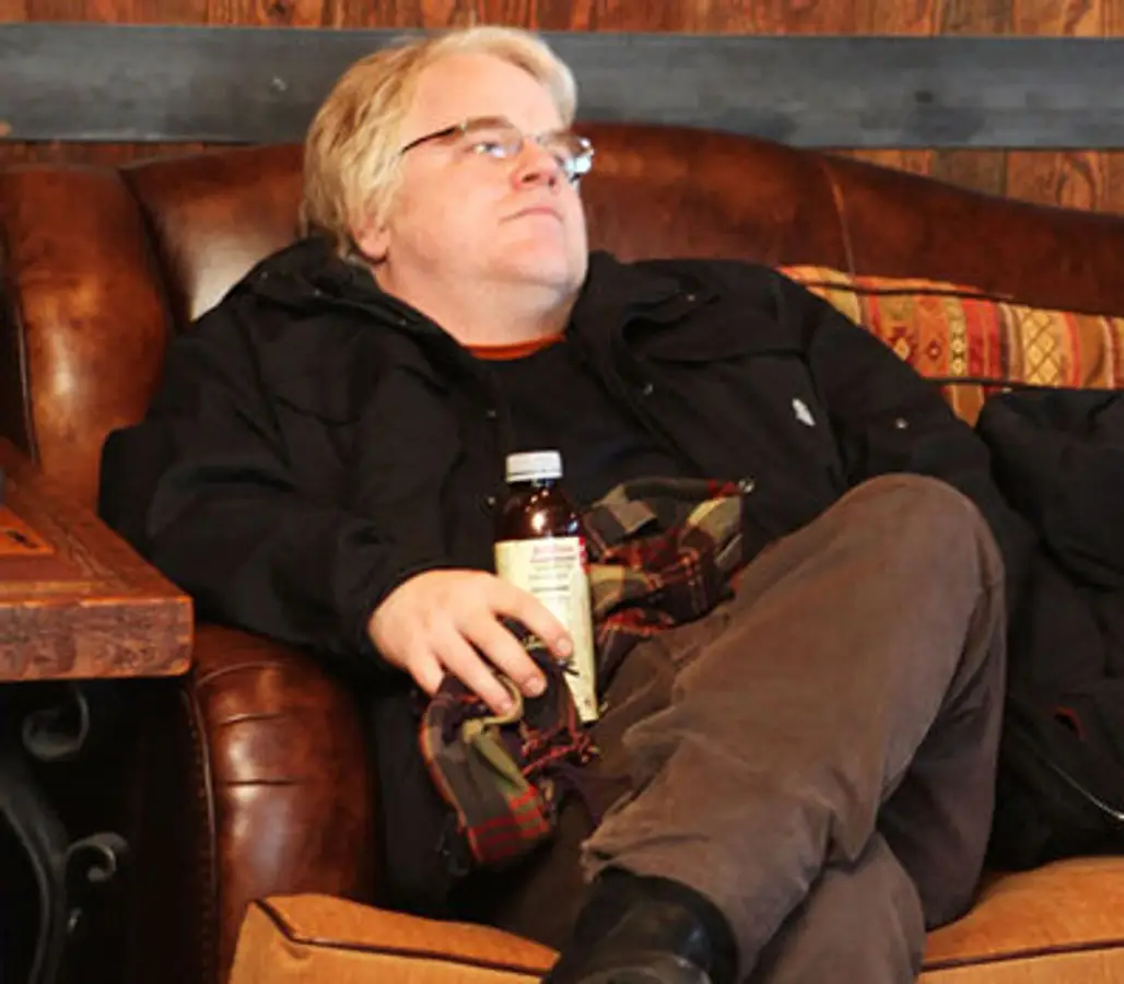 Phillip Seymour Hoffman at the Actors Lounge