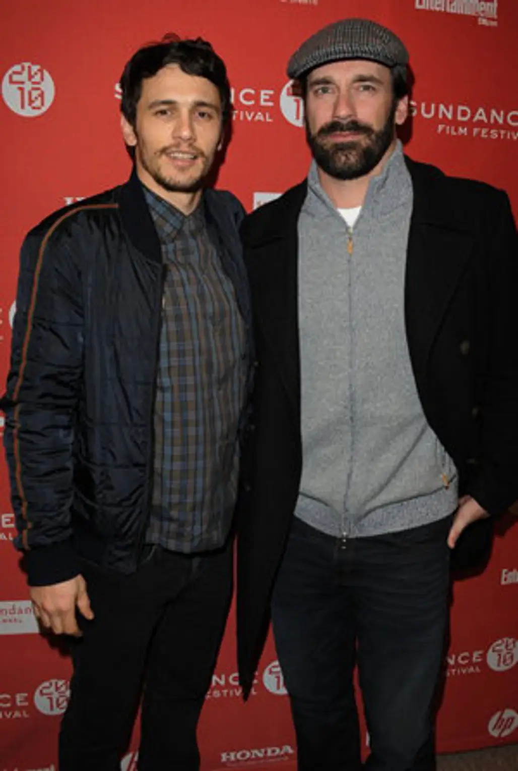 John Hamm and James Franco in One Photo