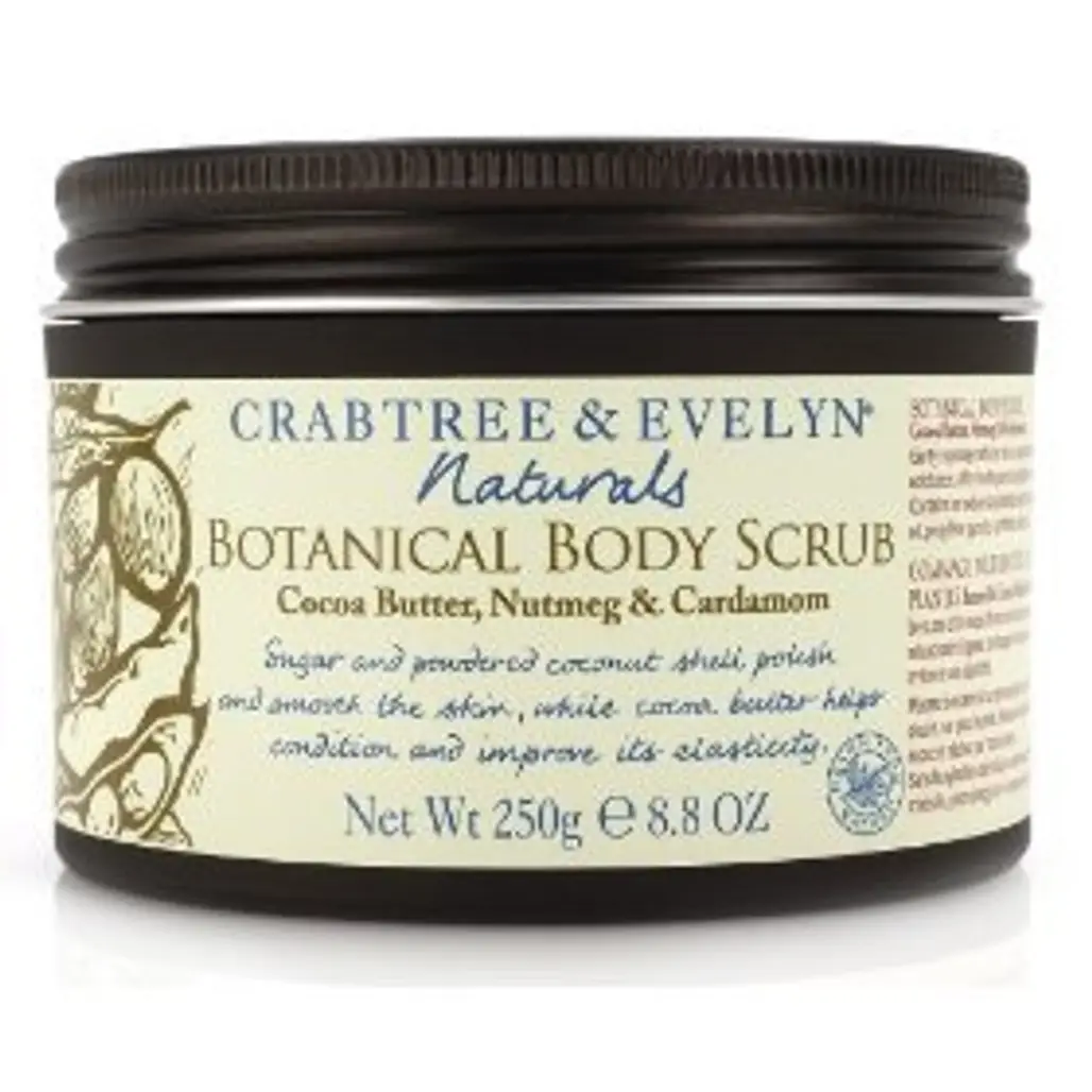 Crabtree & Evelyn Naturals Body Scrub in Cocoa Butter, Nutmeg & Cardamom