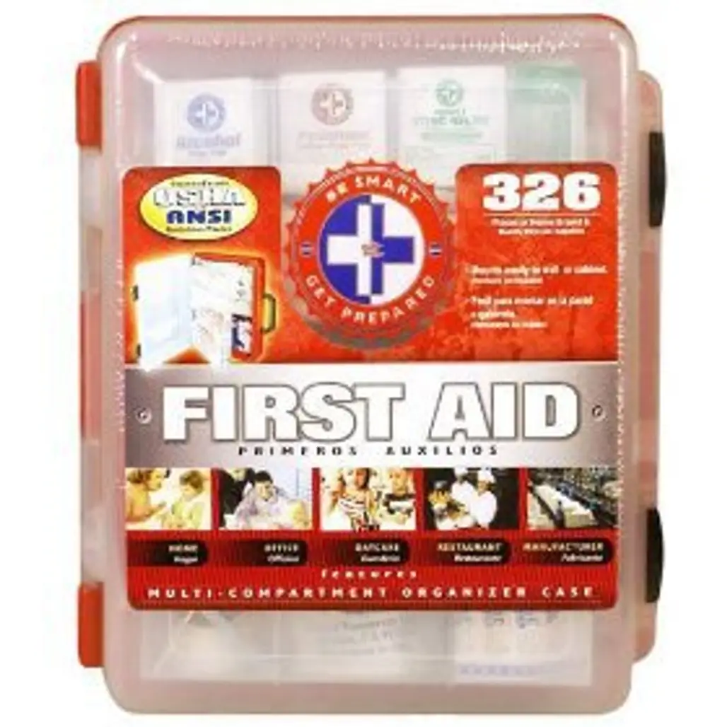 First Aid Kit with Hard Case- 326 Pc